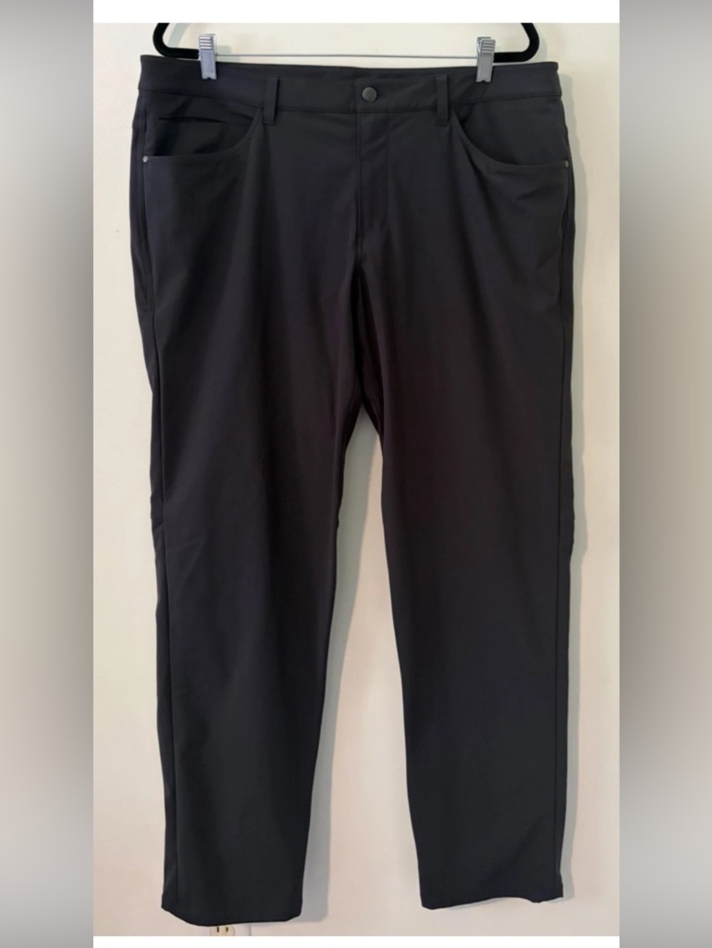 Lululemon ABC Classic-Fit Pant Warpstreme Dark Grey Men’s Sz 38